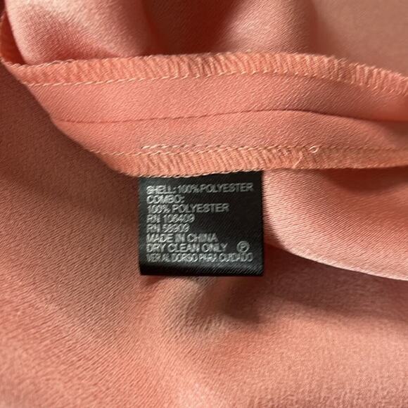 ANTONIO MELANI Coral Satin Sleeveless Blouse - Picture 8 of 8